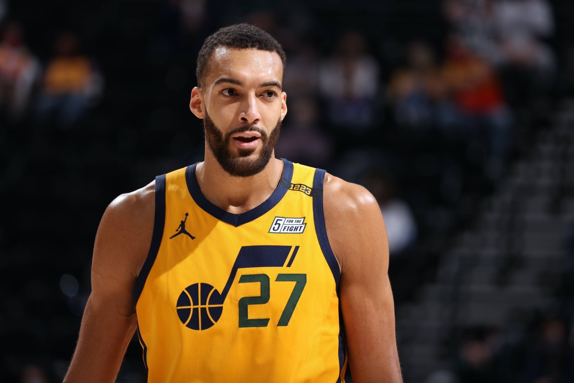 湖人绝杀广州队，戈贝尔统治全场